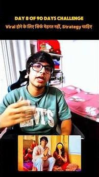 👉 10–15 videos se growth nahi hoti. Fact. Day 8 #souravjoshivlogs #consitency #key #vlog