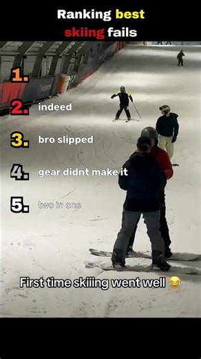 Ranking best skiing fails!