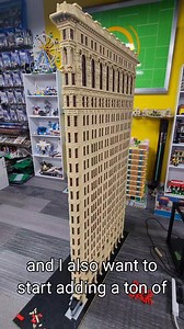 139K views · 1.5K reactions | Fully finished Lego moc of the Flatiron building in NYC #flatiron #NYC #nyclife #skyscraper #landmarks | Bevins Bricks | Facebook