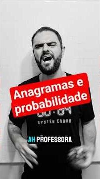 Probability and Anagrams #mathematics