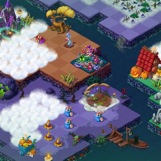 🎃Halloween Adventures! 🎃 The spooky fun is in full swing! 👻 If you haven’t jumped into our time-limited Halloween event, now’s the perfect time to dive in and enjoy some fang-tastic rewards! 🧛‍♂️🍬 https://cleverappssg.com/game/fairy | Fairyland: Merge & Magic Page