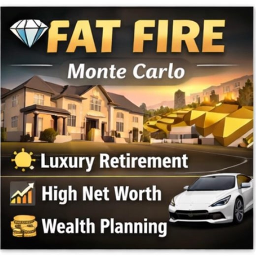 Fat FIRE Calculator Spreadsheet, High Net Worth Wealth Tracker, Luxury Retirement Planner, Monte Carlo Google Sheets Template - Etsy