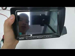 AMTIFO A8 RV Backup Camera Wireless Operation Video