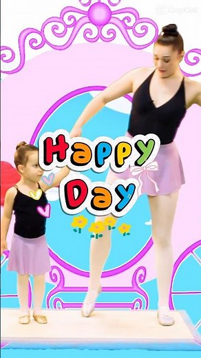 Happy Day Dance! 🌈🩰 Follow Along With Miss Haley