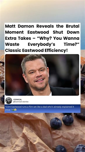 Matt Damon Reveals the Brutal Moment Eastwood Shut Down Extra Takes #mattdamon #clinteastwood