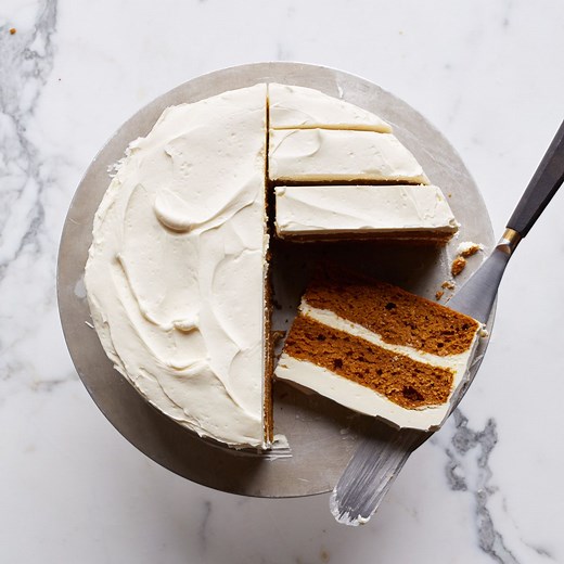 Pumpkin Layer Cake with Mascarpone Frosting Recipe