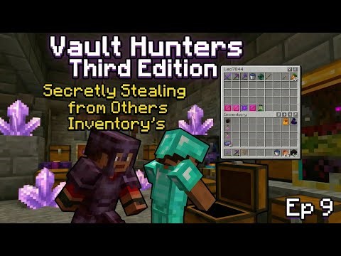 Secretly Stealing from Others Inventory's in Minecraft Vault Haunters Sky Vaults - Ep 9