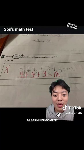 Math Teacher Takes on 2nd Grader Challenge