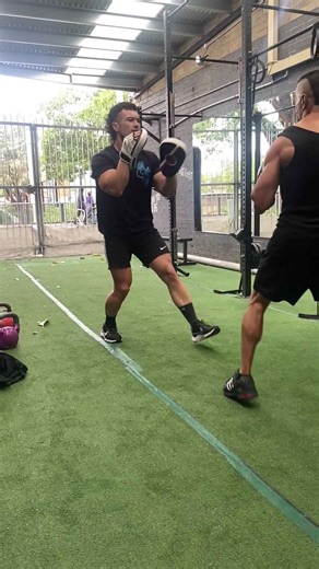 Intense Boxing Training Session with Dynamic Moves