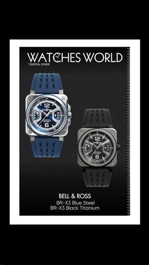 En nuestro más reciente Cover Digital, Bell & Ross renueva su línea BR-X3 para convertir cada pieza en uno de los instrumentos aeronáuticos más avanzados. Una transformación técnica que redefine la innovadora construcción de la caja e implanta un nuevo calibre. Para esta evolución, la firma presenta dos modelos: BR-X3 Black Titanium y BR-X3 Blue Steel. Descúbrelo: https://watchesworld.com.mx/lanzamientos/br-x3-el-instrumento-aeronautico-avanzado-de-bell-ross.html #bellross #bellandross #bellross
