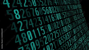 Chaos cyberspace machine learning digits, 4k cyber security backgrounds concept