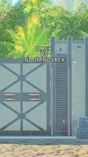 D.Rex vs Indominus Rex Showdown in Jurassic World