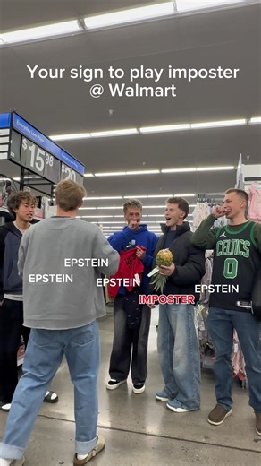 Imposter game at Walmart was CRAZY😭 #imposter #impostergame #walmartgames