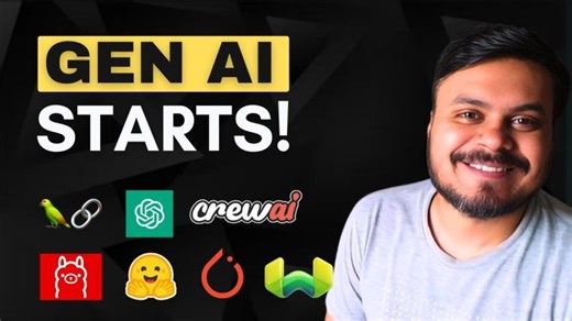 GenAI Roadmap for Beginners | End-to-End GenAI Course 2025 | CampusX | SHUBHAM DHOLE