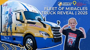 3.8K views · 76 reactions | This is our 3rd Fleet of Miracles wrapped truck! We partnered with Children's Miracle Network Hospitals and UC Davis to showcase Shine and the UC Davis transportation team. If you see this truck parked, scan the QR Code to read more about Shine and ways to get involved. Give a honk and wave while you're at it!  | Swift Transportation | Facebook