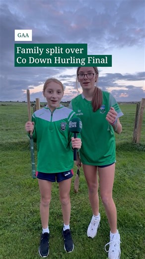 "May the best team win." Battle lines have been drawn ahead of Sunday's Down Senior Hurling final. For the second year in a row Portaferry and Ballygalget will go toe-to-toe in the decider, and for one family it will be an afternoon of split loyalties. 🎥 Colm Lenaghan | Irish News