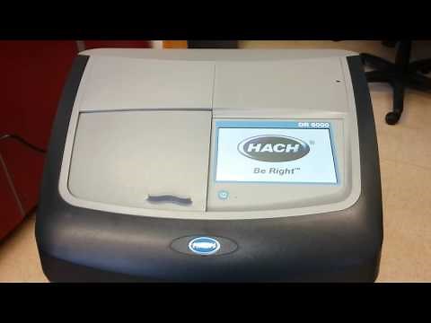 hach dr 6000 spectrophotometer