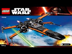 LEGO Instructions - Star Wars - 75102 - Poe's X-wing Fighter - Episode VII