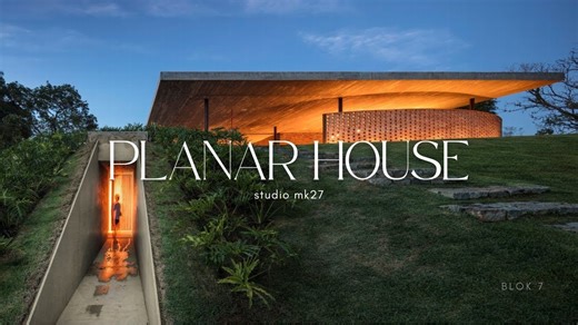 【建筑空间】激进水平主义的杰作 | Planar House