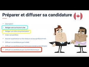 Modele de CV et LM canadien - Comment bien candidater par mail