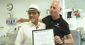 Did you know only 7% of the population has Type O-negative blood? 🩸🅾️- Learn more about the unique power of O- blood donors from Mario Nunez, a long-time O- blood donor who recently achieved 𝟮𝟬 𝗚𝗔𝗟𝗟𝗢𝗡𝗦 donated! 🎉 "Here's my suggestion to you: if you're feeling well and healthy enough, please give donating blood a try. You'll be happy you did, it's for your health, and it's for the health of the community as well." Inspired to start saving lives? Find a OneBlood location near you: htt