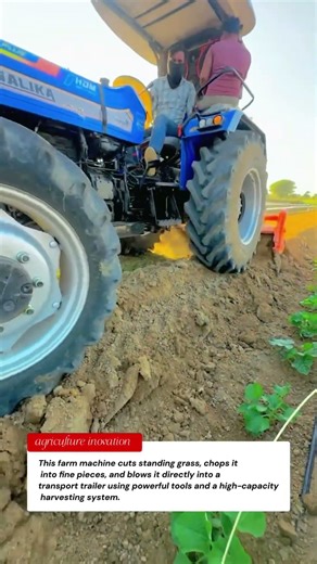 Powerful Farm Machine Plowing Soil Fast | Heavy Duty Tractor Tools in Action 🚜