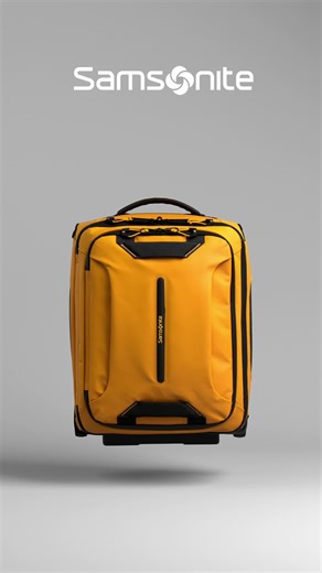 You can take this Ecodiver duffle with wheels underseater (45cm) on board. Store it under the airplane seat in front of you and have all your essentials right at your feet. #mysamsonite #youarethejourney #TravelInStyle #dufflebag #ecodiver #underseatbag
