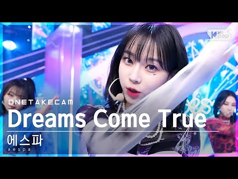 [단독샷캠] 에스파 'Dreams Come True' 단독샷 별도녹화│aespa ONE TAKE STAGE│@SBS Inkigayo_2022.01.09.