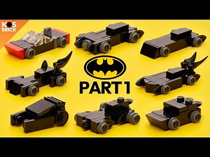 Lego Batmobile Mini Vehicles - Part 1 (Tutorial)