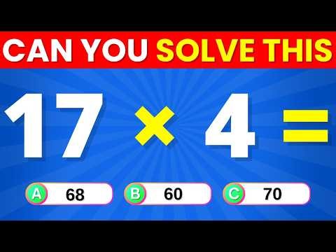🚀 Speed Math Battle | Test Your IQ in Seconds! ⏱️➗✨