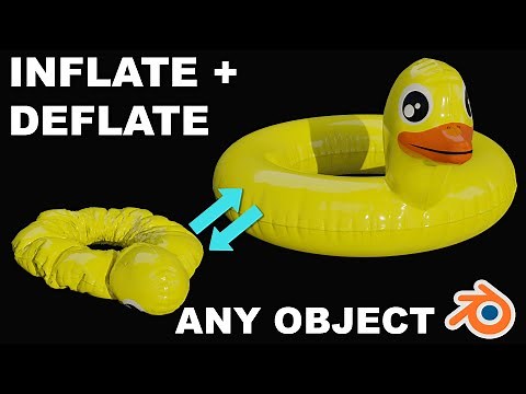 blender - inflate or deflate any model