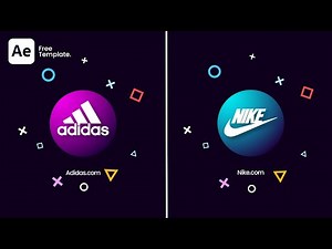 Create Simple Logo Intro for YouTube Videos - After effect Tutorial: Free Template