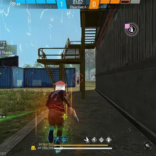 💥ICE-COLD AIM ❄️ DEADLY 1v4 CLUTCH | Free Fire