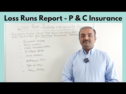 Loss Runs Report - Property & Casualty Insurance