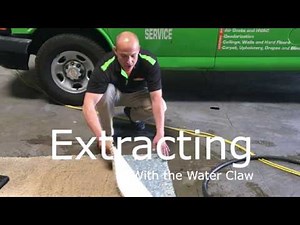 Water Extraction: Using the Water Claw to Remove Water from Carpet