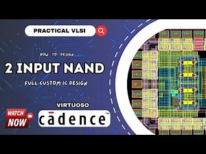2 input NAND gate design and simulation in cadence virtuoso