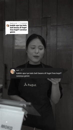 Replying to @nul ⋆. 𐙚 ˚ Tinggal pilih beans yang Great People mau dan minimal beans 100gr udah bisa dapetin free yah!! 😁💛 #fugolcoffeeroasters #greatcoffeeforgreatpeople
