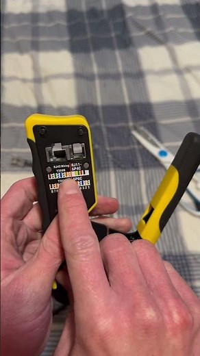 Making Ethernet cable using Klein multi tool