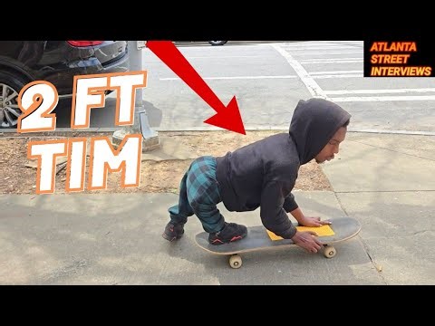 29, 2FT TIM, 2 FT TALL man from BALTIMORE explains why he's homeless in ATLANTA