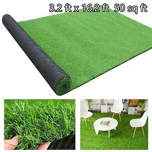 Artificial Grass Turf - 3FTx16FT, 0.8" Fake Grass Astro Turf for Dogs & Patio, Indoor/Outdoor Carpet
