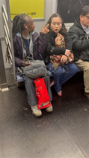 Drama on New York Subway #drama #subway y