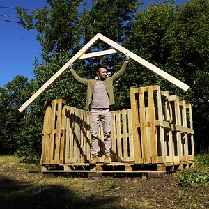 Eco-style DIY backyards gazebo out of pallets!: | 5-Minute Crafts