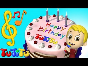 Songs & Karaoke for babeis | Happy Birthday Cake | TuTiTu Songs - Videos For Kids