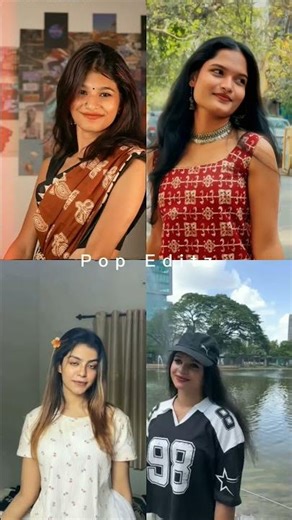 Theja VS Annie VS Nandana VS Lekshmi | Ur fav?comment😍🥰 #transition #trending #shorts #reel