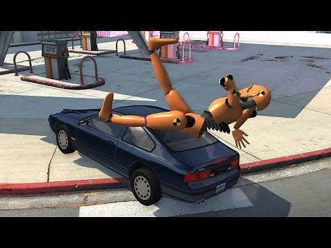 Crash Test Dummy's Bad Day | BeamNG.drive