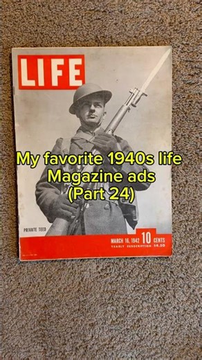 My favorite 1940s life magazine ads (part 24) #ww2 #1940s #history #viral #trending #fyp #art #cool