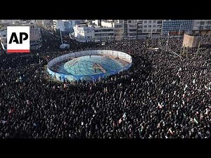 Iran government supporters chant 'Death to America' after supreme leader killed