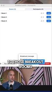 How to Create Breakout Rooms in Zoom? 🚀 #tutorial