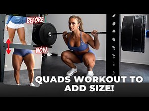THE BEST QUADS WORKOUT FOR MASS | My Top Tips
