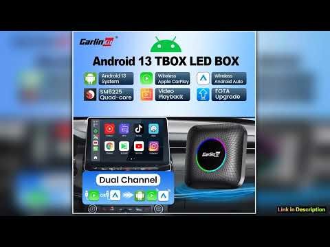 CarlinKit Android 13 Tv Box CarPlay Android Auto TBox Ambient Wireless Adapter Android Auto For
